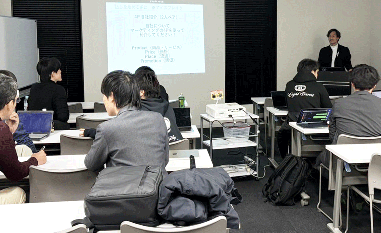 中小企業家同友会さまのセミナー風景