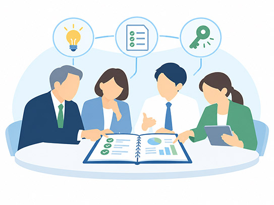 社長の頭の中にしかない営業の知識や判断を、権限も含めてチームで分け持つ